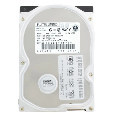 Hard Drive Fujitsu MPF3153AT 15.3GB 5400Rpm Ata 3.5'' Inch - Image 1 of 4