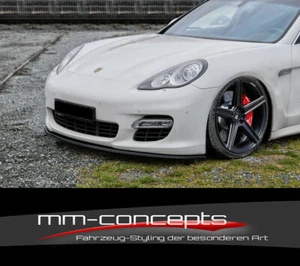 CUP Spoilerlippe für Porsche Panamera 970 Turbo GTS Frontspoiler Spoilerschwert - Imagen 1 de 1