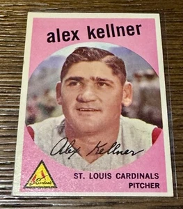 1959 Topps Alex Kellner Baseball Card #101 -NM- Sharp Corners - FREE SHIPPING - Picture 1 of 2