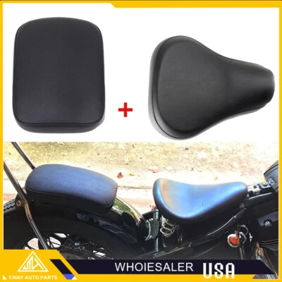 Almofada de assento dianteira traseira para motorista solo para Harley Sportster ferro XL 1200 883 83-03 - Imagem 1 de 4