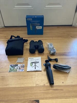 New Adorrgon 12x42 Powerful Binoculars Clear Low Light Vision Cell Phone Adapter - Image 1 of 4