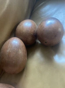 Tonne 3 x braune Deko Eier taktil 5" hoch - Bild 1 von 15