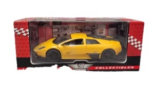 LAMBORGHINI MURCIELAGO LP 670-4 SV AMARILLO 1/24 DIECAST MODELO COCHE MOTORMAX 73350 - Imagen 1 de 3