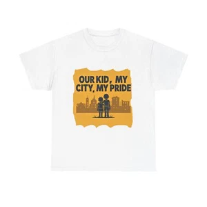 City Pride Unisex Tee, Graphic T-Shirt, Family Love Gift, Urban Wear, Kids Pride - Picture 1 of 61