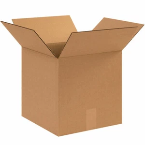 100 - 10 x 10 x 10 Corrugated Shipping Boxes Storage Cartons Moving Packing Box - Picture 1 of 2