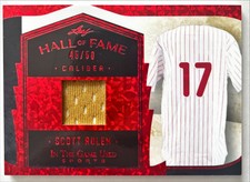 2022 Leaf In the Game Used Sports Scott Rolen Hall of Fame Caliber Relic /50 SP