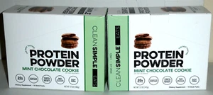 (2) Clean Simple Eats Whey Protein Powder Mint Chocolate Cookie flavor July 2026 - Picture 1 of 3