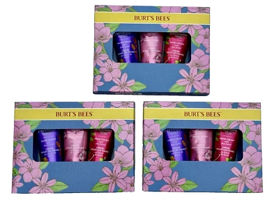 Burt’s Bees Crema de Manos Trío Juegos de Regalo ~ con Manteca de Karité Lote de 3 NUEVO Foto 1 de 3