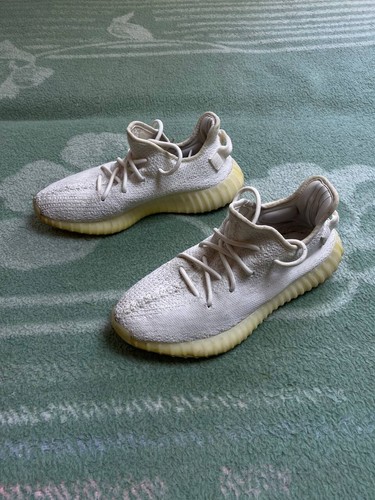 ADIDAS Yeezy Boost 350 V2 'Cream White Triple White' CP9366 taglia 7 5