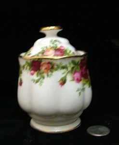 ROYAL ALBERT OLD COUNTRY ROSES  JAM OR JELLY POT - Bild 1 von 2