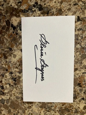 gloria gaynor signed 3x5 index card i will survive Cover