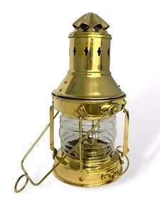 Oil Lantern Brass Ship Oil Lantern- Vintage Nautical Lamp for Home Decor & Gift - Picture 1 of 4