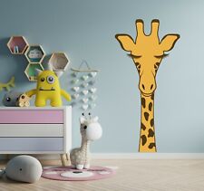 Cute Giraffe Decal Kids Room Décor Removable Wall Sticker Animal Lovers Large 