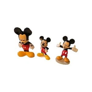 Lotto di 3 personaggi Disney Topolino in 3 misure 3" 2,5" 2" - Foto 1 di 3