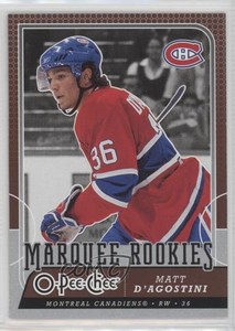 2008-09 O-Pee-Chee Marquee Rookies Matt D'Agostini #523 Rookie RC