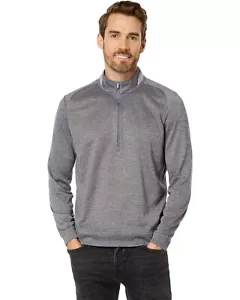 NWT JOHNNIE-O $138 REFLEX 1/4 ZIP FLEECE PULLOVER IN SEAL SZ L LARGE - Picture 1 of 3