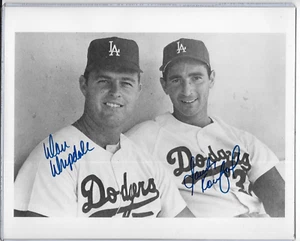 dodgers sandy koufax - don drysdale autograph 8x10 photo - Picture 1 of 1