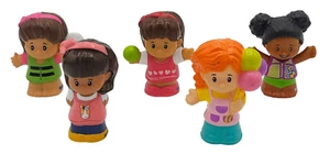 Mattel Fisher Price Little People Girl Figures Balloons Ball African American - Picture 1 of 5