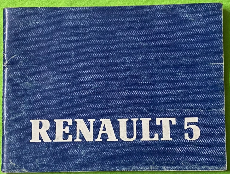 RENAULT 5 Anno 1986 Libretto Uso e Manutenzione ORIGINALE - Immagine 1 di 1