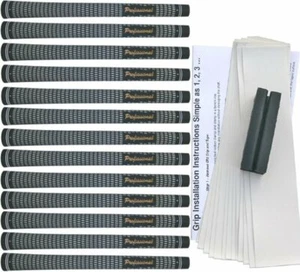 PRO Black/White Velvet Junior Golf Grip Kit (13 Grips, Tape, Clamp) - Picture 1 of 2
