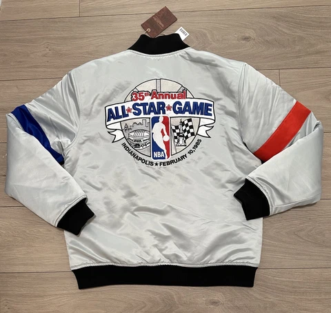 lakers 1985 allstar game Mitchell and Ness jacket 35th anniversary Magic Johnson Cover