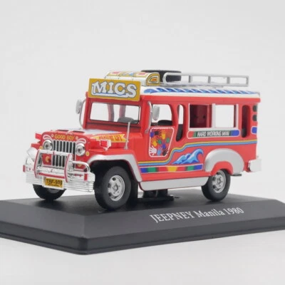Diecast IXO 1:43 Scale JEEPNEY Manila 1980 Jeep Manila Taxi Alloy Car Model - Image 1 of 4