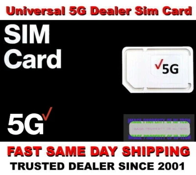 Verizon 5G SIM card ✅ GET 50% OFF 1ST MONTH !⭐ ⭐⭐⭐⭐ 5 star trusted Seller - Image 1 of 2