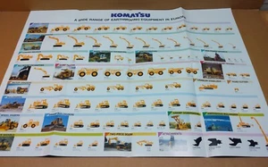 Komatsu Earthmoving Construction Mining Heavy Equipment Brochure - Picture 1 of 5