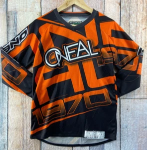 ONeal Element MX Motocross BMX Race Bike Jersey 1970 Shirt Kids size XL Orange - Picture 1 of 16