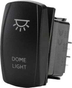 Interruptor basculante iluminado "Luz domo" abatible SC1-AMB-L9 ámbar iluminado SPST basculante - Imagen 1 de 1