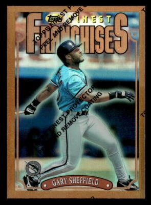 1996 Finest #309 Gary Sheffield Refractor - Image 1 of 2