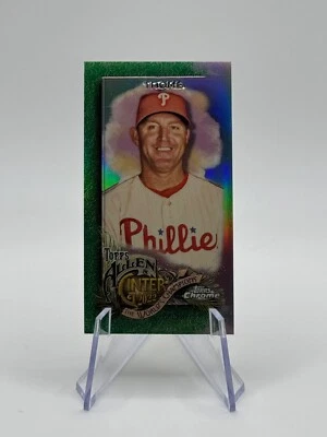 2022 Topps Allen & Ginter Chrome #232 JIM THOME | Mini Green Refractor /99 - Image 1 of 2