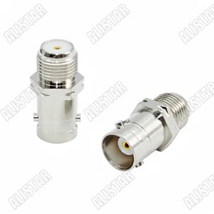 5 piezas conector adaptador hembra tipo F (sistema británico) a conector hembra conector BNC - Imagen 1 de 4
