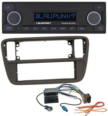 Blaupunkt DAB USB Bluetooth MP3 Autoradio für VW Up (AA, AAN, 2011-2016) - Bild 1 von 4
