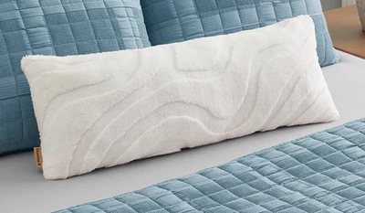 Bearpaw Cardi Reversible Imitación Piel Refuerzo Lumbar Acento Almohada 12" x 30" Foto 1 de 4