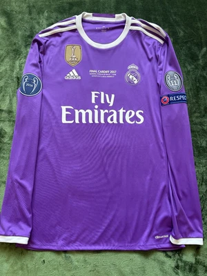 REAL MADRID RONALDO 2017 FINAL CARDIFF MATCH  PLAYER ISSUE MAILLOT JERSEY AI5159 - Bild 1 von 4