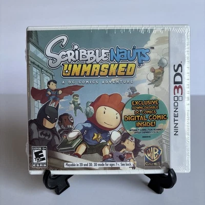 Scribblenauts Unmasked: A DC Comics Adventure (Nintendo 3DS, 2013) New/Sealed - Image 1 of 4