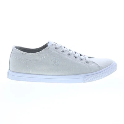Original Penguin Petey Rayas Encaje PG004 Hombres Gris Estilo de Vida Tenis Zapatos 9 Foto 1 de 4