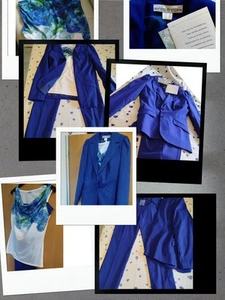 Designer Hosenanzug Ashley Brooke Gr.38, neu, 4teilig - Bild 1 von 16