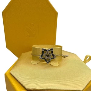 Swarovski Stella Stern, blau, rhodiniert verstellbar Armband - Bild 1 von 7