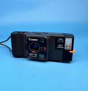 Canon Snappy 50 analoge Kompaktkamera 35 mm, schwarz - getestet - Bild 1 von 9
