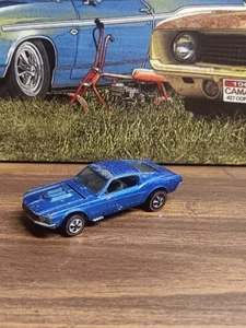 Hot Wheels Redline Custom Mustang Blue US Original  - Picture 1 of 5