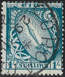 Irland Sg 82 1s 1923 hellblau fein gebraucht - Bild 1 von 2