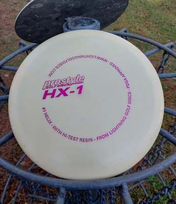 Lightning Discs Prostyle #1 Helix HX-1 High Test Resin Rare Glow Version - Image 1 of 4
