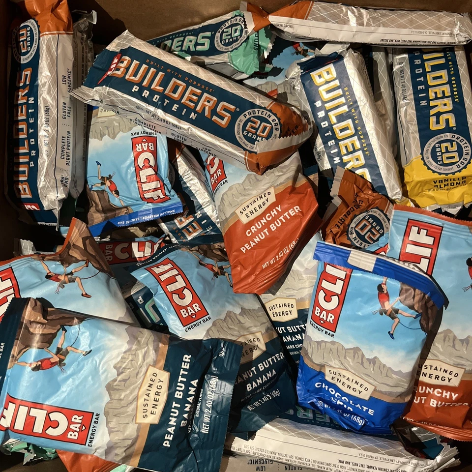 79 ct Clif Bars & Clif Builders Variety Flavors No Box/Dates B203 Retails $131 - Image 1 of 1