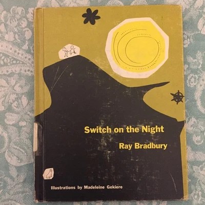 1955 Switch on the Night Ray Bradbury Hard Cover Book Madeleine Gekiere Illust - Image 1 of 4