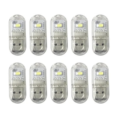 Lampada LED maschio USB per power bank, computer--luce di libro, portatile Nightlic5371 - Immagine 1 di 4
