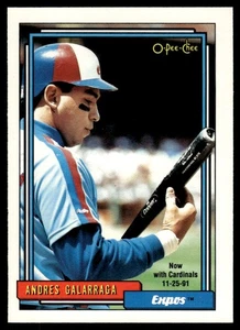 1992 O-Pee-Chee Andres Galarraga St. Louis Cardinals #240 - Picture 1 of 2