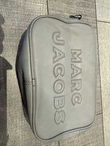 MARC JACOBS Crossbody Bag Gray Leather Shoulder Bag with strap - Picture 1 of 5