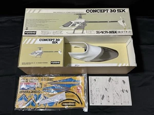 Vintage Kyosho RC Helicopter CONCEPT 30 SX New in box Made in Japan - Picture 1 of 19